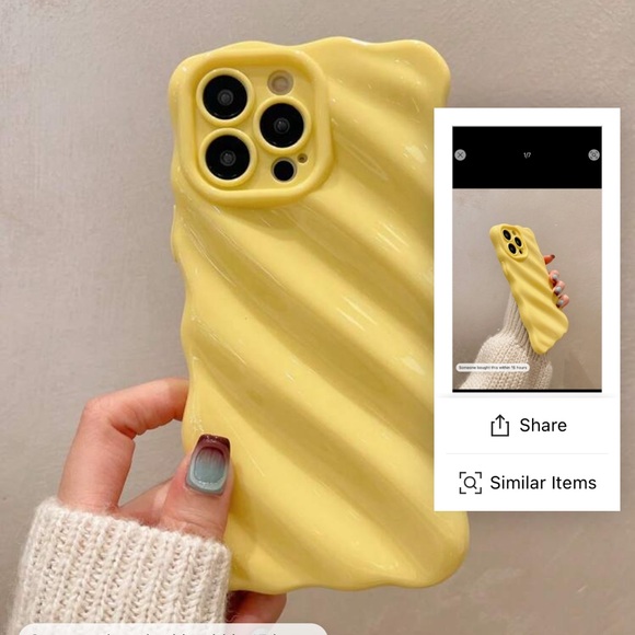 Amazon - yellow ripple case - Picture 3 of 3